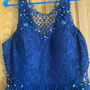 City Hills Navy Blue Prom/Bridesmaid dress